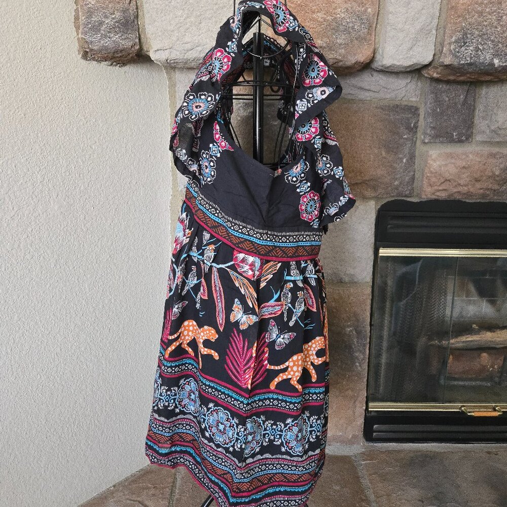 NWT Anthtopologie V-Neck Plunge Tunic Tribal Dress - Picture 7 of 16